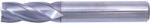 SwissBurr 7.0mm rövid négyélű hengeres szárú tömör keményfém ujjmaró ticn bevonattal (SWT1615037A)