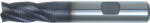 SwissBurr 12.0 weldon-száras hss-co8% finom fogazású nagyolómaró tialn bevonattal (SWT1632572A)