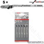 Bosch T 101 AOF Clean for Hard Wood szúrófűrészlap 83mm [5db/csomag] (2608634233) (2608634233)
