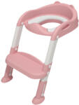 Leziter Lépcsős WC szűkítő rózsaszín (HB-PVC002-SB) - temo