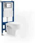 Leziter Roya 82CHR falba építhető WC tartály szett (ROYASET_R-082CHR) - temo