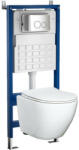 Leziter Roya Delos WH 82CHR falba építhető WC tartály szett (ROYASET_DELOSWH_R-082CHR) - temo