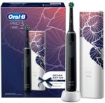 Oral-B Pro 3 3500 + Floral travel case black Periuta de dinti electrica