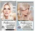 L'Oréal Préférence Les Blondissimes set vopsea de păr 60 ml Nuanţă Ultra Platinum + vopsea de păr 60 ml Nuanţă Platinum Pearl pentru femei
