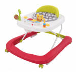 Jolly-Kidz Premergator pliabil pentru copii 2 in 1, roti din silicon, frana, jucarii, Rosu (JK1508 VRD)