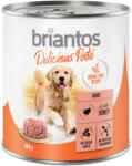Briantos 24x800g briantos Delicious Paté Pulyka nedves kutyatáp rendkívüli árengedménnyel