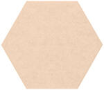  Hatszög alakú (méhsejt) filcpanel - filcből készült puha falburkoló (21-es bézs színben) (filc-hexa-hb21-bezs)