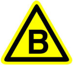  " b" tűzveszélyességi fokozat, 10x12cm / Öntapadós vinil