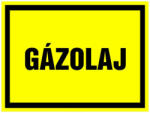  Gázolaj, 20x15cm / Öntapadós vinil