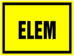  Elem, 20x15cm / Öntapadós vinil