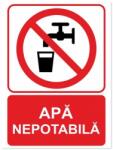  Indicator Apa nepotabila, 105x148mm IIA6ANP