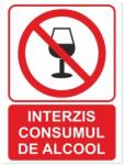  Indicator Interzis consumul de alcool, 105x148mm IIA6ICA