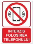  Indicator Interzis folosirea telefonului, 105x148mm IIA6IFT