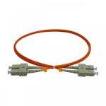 Emtex Patch Fibra Optica Emtex Patchcord FO SC/PC-SC/PC, MM OM2 50/125, manta LSZH 3.0mm, duplex 2m - Emtex (SC-SC-MM2/DX-2)