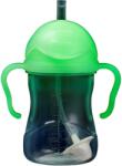 b.box Sticlă cu pai pentru bebeluși b. box - Sippy cup, 240 ml, Glow in the dark (BX200232)