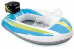 Intex Barca gonflabilă pentru copii - mașină de curse albastră (59380K)