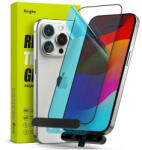 Ringke iPhone 15 Pro Kijelzővédő Premium Edzett Üveg 9H telepítőgéppel Átlátszó (G4AS115)