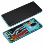  OnePlus 8 előlap keret, lcd kijelző és érintőpanel, zöld (Same Size OLED)