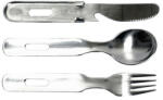 BasicNature Biwak Trekking Cutlery 3 segmente Tacam