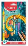 Maped Creioane MAPED Jungle Fever Jumbo 12 buc