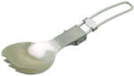 Baladéo PLR087 lingură pliabilă cu furculiță, titan Tacam