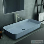 Ideal Standard IPALYSS 80x40 cm-es pultra ültethető mosdó nem zárható leeresztővel, Powder E1391X8 (E1391X8)
