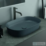 Ideal Standard IPALYSS 60x38 cm-es pultra ültethető mosdó nem zárható leeresztővel, slate grey E1396V5 (E1396V5)