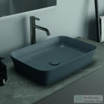Ideal Standard IPALYSS 55x38 cm-es pultra ültethető mosdó nem zárható leeresztővel, Slate grey E2076V5 (E2076V5)