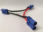  EC5 2 akkut sorba kötő kábel 12AWG, 10cm (FD-W235)