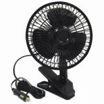  Ventilátor 12V csiptetős (17cm)