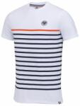 Roland Garros Férfi póló Roland Garros Tee Shirt Mariniere - blanc