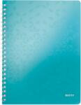 Leitz Caiet cu spirala A4, 80 file, dictando, turcoaz, LEITZ WOW (LZ46370051)