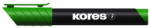 Kores Marker permanent KORES, vf. rotund 2-3mm - Verde (KO20935) - gooffice