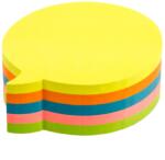 KORES Notes autoadeziv, 70X70 mm, idee, 250 file, 5 culori neon, KORES (KS879031)