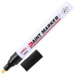 Deli Marker cu vopsea, varf 2.0 mm, negru, DELI U500 (DLEU500-BK)