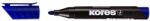 Kores Marker permanent, varf rotund 3mm, albastru, KORES (KO20933)