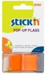 STICK'N Film index adeziv 45x25mm, 50 file/set, STICK'N Pop-up - portocaliu (HO-26031)