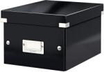LEITZ Cutie depozitare mica, 220x160x282 mm, negru, LEITZ WOW Click&Store (LZ60430095)