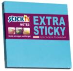 STICK'N Notes autoadeziv extra-sticky 76x76 mm, 90 file, albastru, STICK'N Neon (HO-21673)
