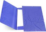 Forpus Mapa documente plastic, cu elastic, A4, albastru, FORPUS Barocco (FO21432)