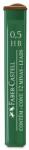 Faber-Castell Mine creion mecanic Polymer 0, 5 mm HB, 12 buc/set, FABER-CASTELL (FC521500)
