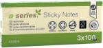A-SERIES Notes adeziv 50x40 mm, 3x100 file, galben, A-series (AY000802B)