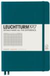 Leuchtturum1917 Caiet cu elastic A5, 125 file, matematica LEUCHTTURM1917 - Verde pacific (LT359693)