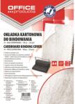 Office Products Coperta carton imitatie piele A4, 250 g/mp, 100 buc/set OFFICE PRODUCTS - alb (OF-20232525-14)