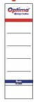 Optima Etichete pentru biblioraft, 7.5 cm, 10 buc/set, alb, OPTIMA (OP-50057500F)
