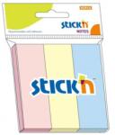 STICK'N Stick index hartie, 76x25 mm, 3 x 50 file/set, STICK'N Pastel (HO-21128)