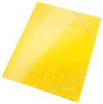 Leitz Mapa de carton, cu elastic, A4, galben, LEITZ WOW (LZ39820016)
