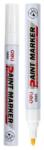 Deli Marker cu vopsea, varf 2.0 mm, alb, DELI U500 (DLEU500-WH)