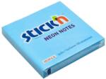 STICK'N Notes autoadeziv 76x76 mm, 100 file, albastru neon, STICK'N (HO-21209)