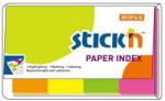 STICK'N Index autoadeziv hartie color 50x20 mm, 4x50 file/set, 4 culori neon, STICK'N (HO-21205)